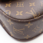 Louis Vuitton Shoulder Bag Saint Cloud GM Canvas Leather — view 5