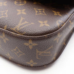 Louis Vuitton Shoulder Bag Saint Cloud GM Canvas Leather — view 6