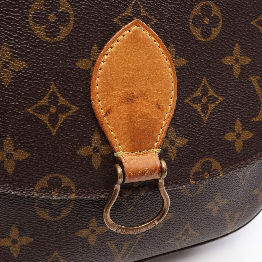 Louis Vuitton Shoulder Bag Saint Cloud GM Canvas Leather — view 7