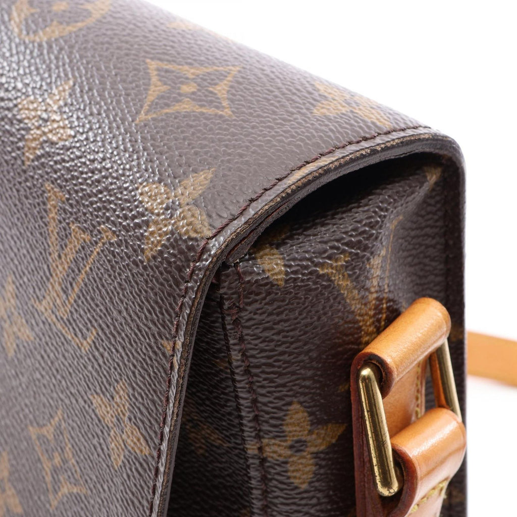 Louis Vuitton Shoulder Bag Saint Cloud GM Canvas Leather — view 9
