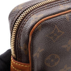 Louis Vuitton Shoulder Bag Maroulis Bandouliere Canvas Leather Pochette — view 8