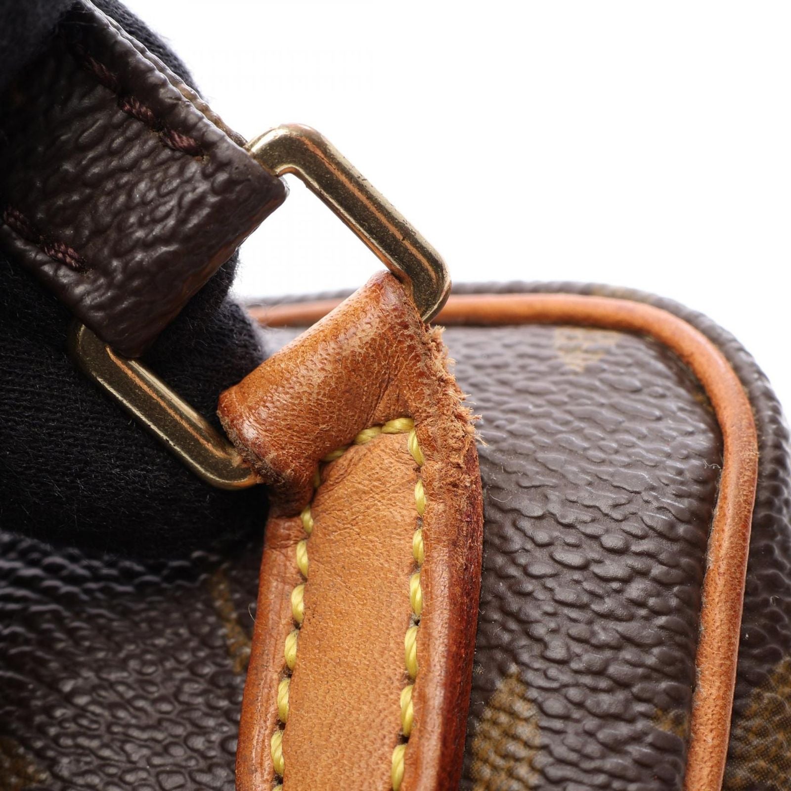 Louis Vuitton Shoulder Bag Maroulis Bandouliere Canvas Leather Pochette — view 9