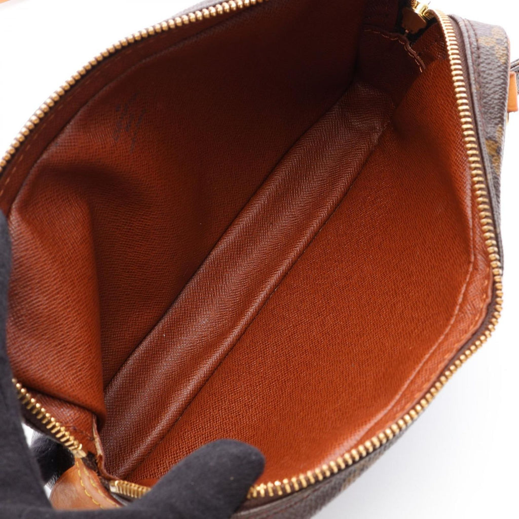 Louis Vuitton Shoulder Bag Maroulis Bandouliere Canvas Leather Pochette — view 3