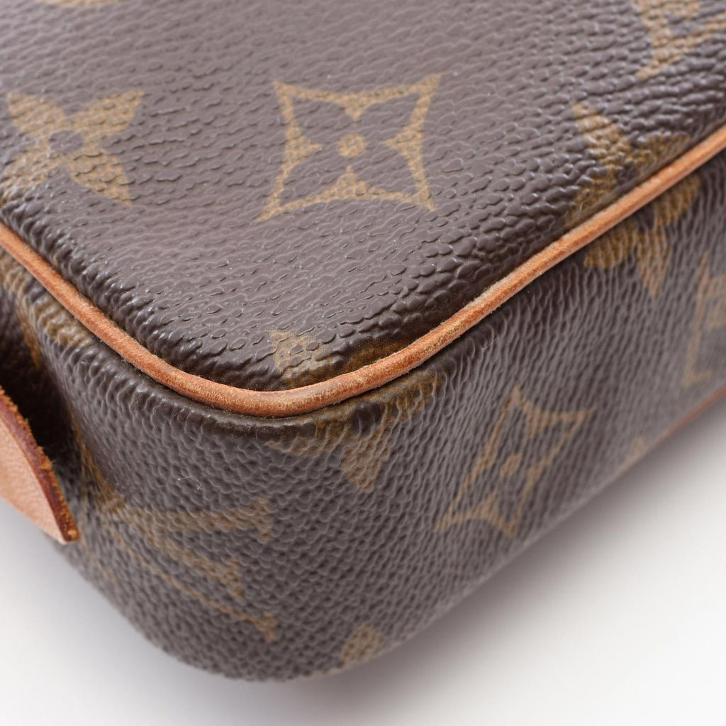 Louis Vuitton Shoulder Bag Maroulis Bandouliere Canvas Leather Pochette — view 6
