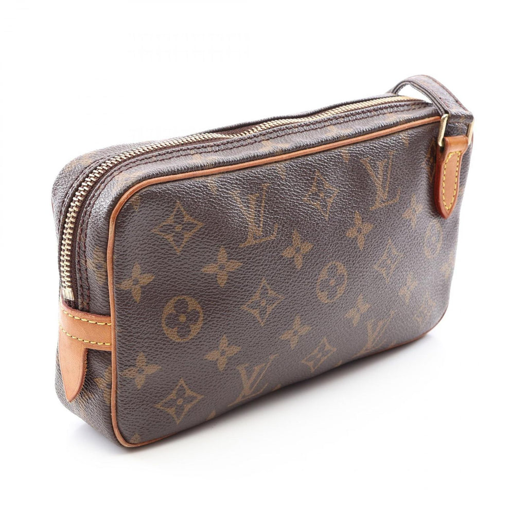 Louis Vuitton Shoulder Bag Maroulis Bandouliere Canvas Leather Pochette — view 2