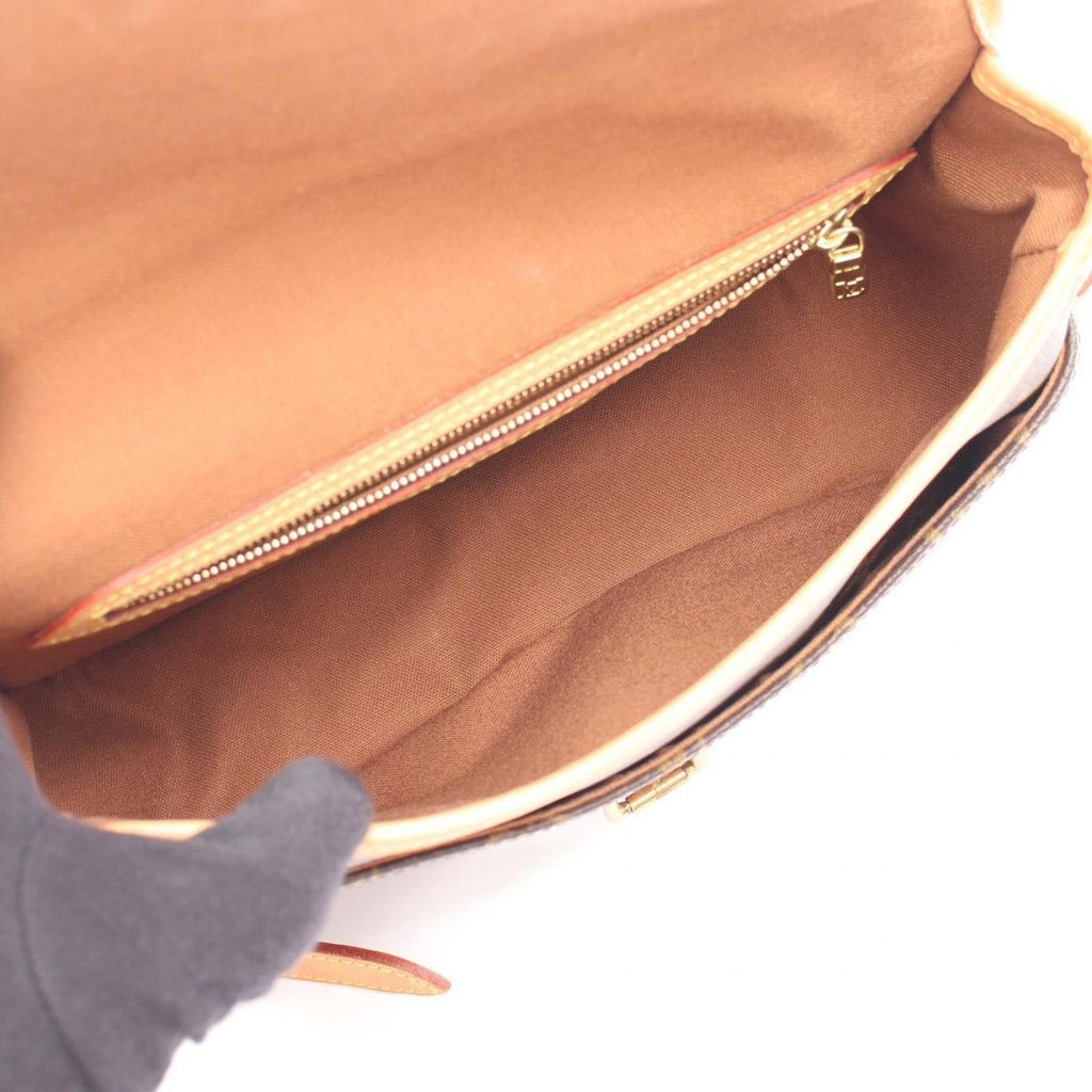 Louis Vuitton Shoulder Bag Sologne Canvas Leather — view 3