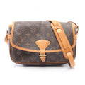 Louis Vuitton Shoulder Bag Sologne Canvas Leather