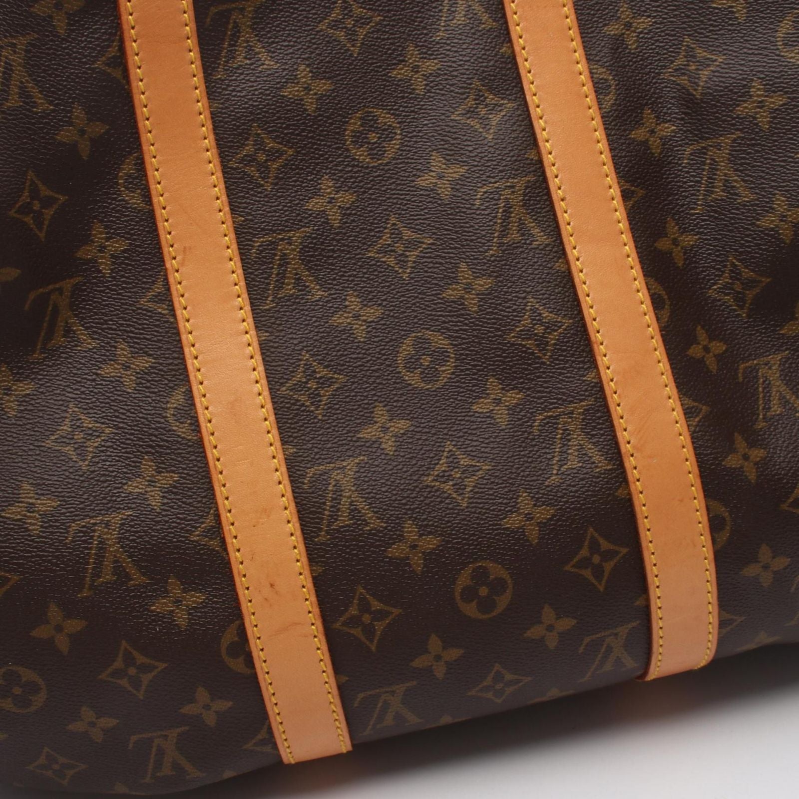 Louis Vuitton Boston Bag Keepall Bandouliere 50 2-Way Canvas Leather — view 9