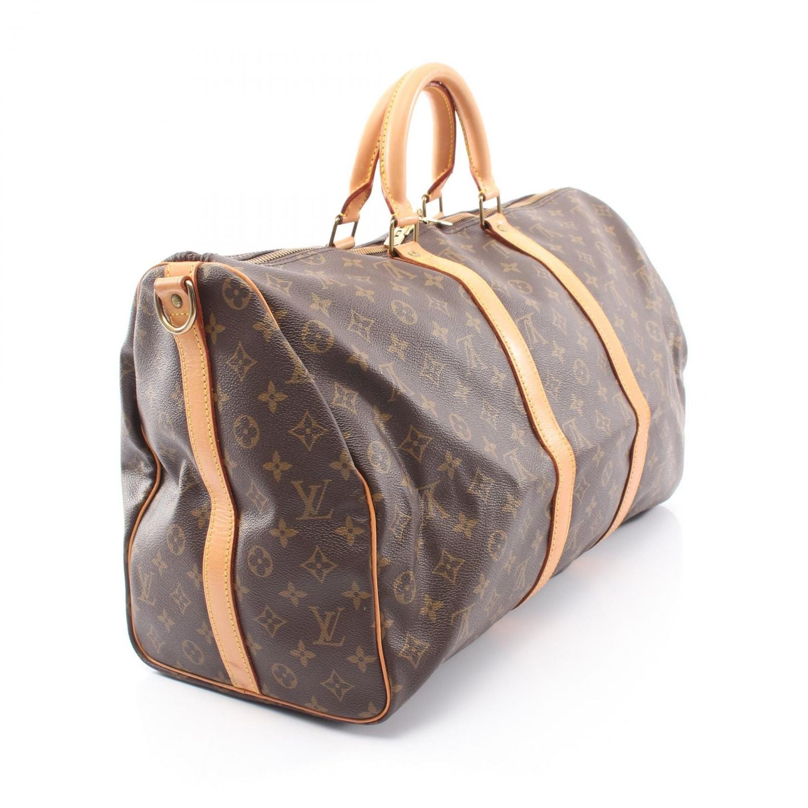 Louis Vuitton Boston Bag Keepall Bandouliere 50 2-Way Canvas Leather — view 2