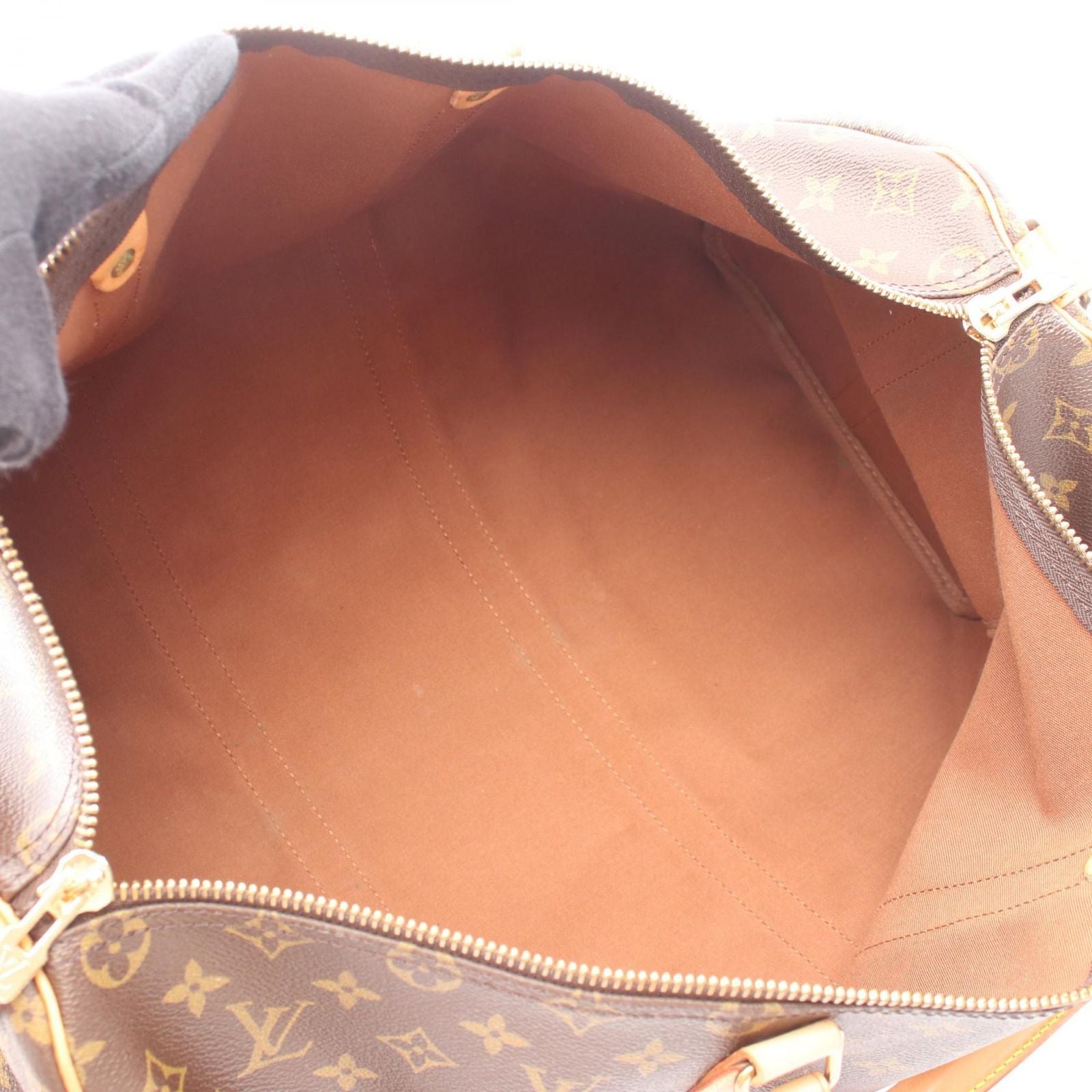 Louis Vuitton Boston Bag Keepall Bandouliere 50 2-Way Canvas Leather — view 3