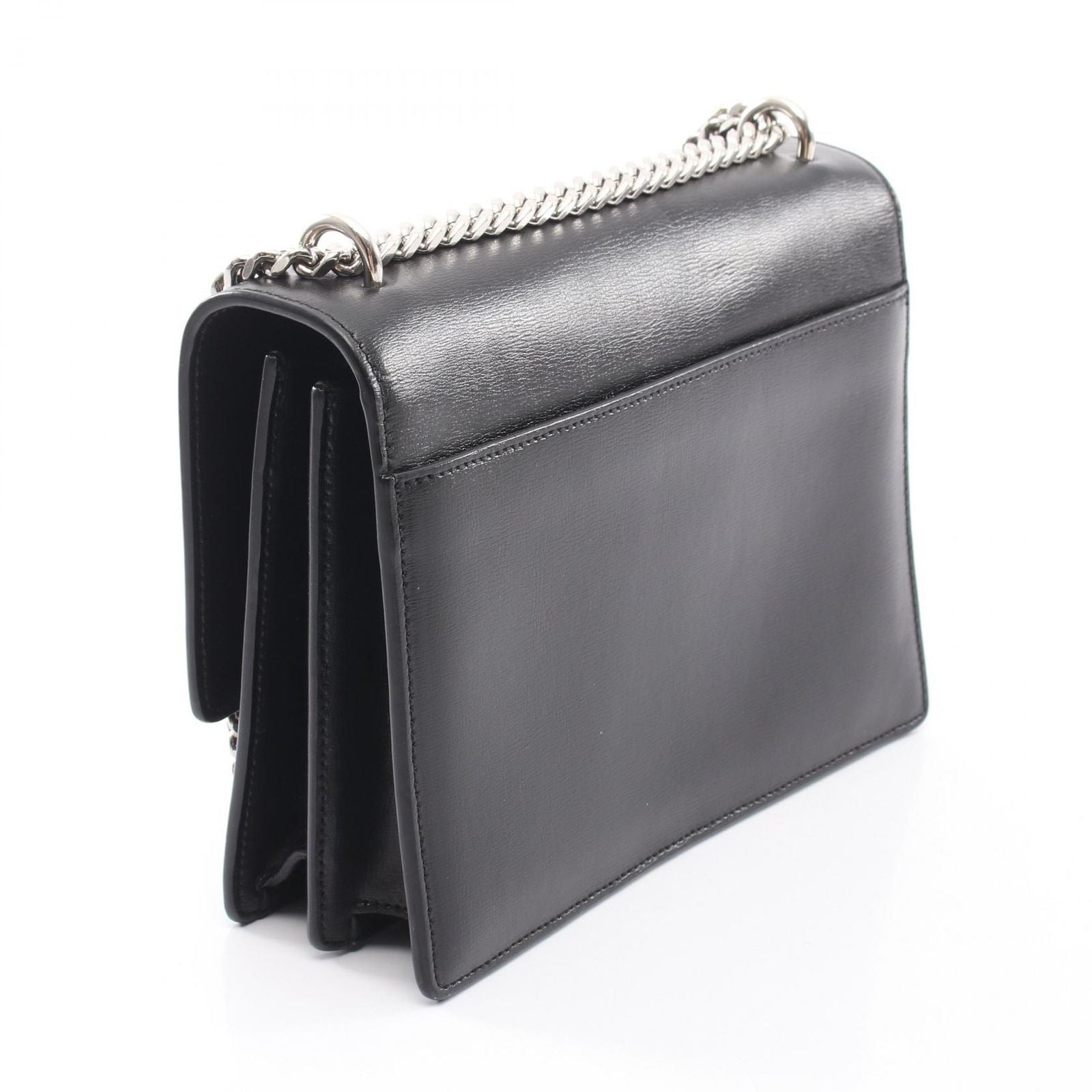 Saint Laurent Paris Shoulder Bag Sunset Black Leather — view 2