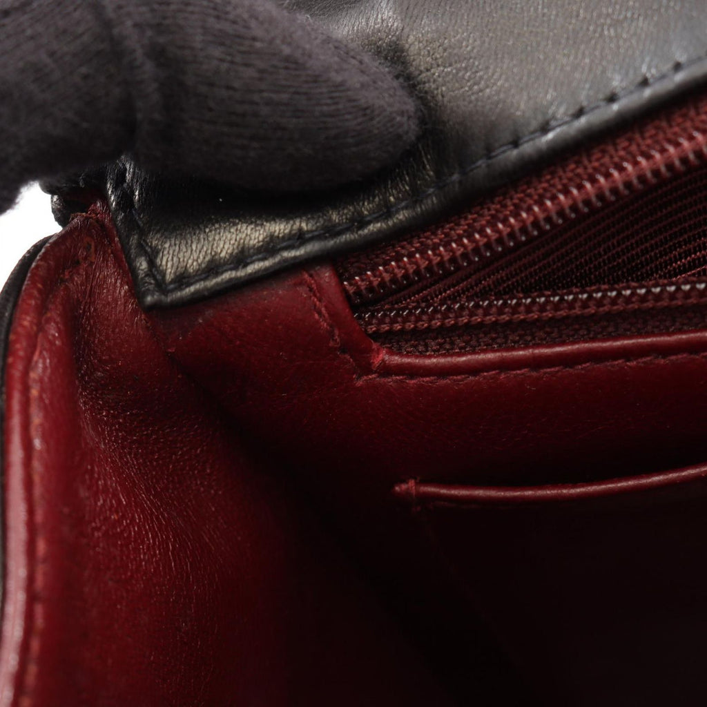 Chanel Handbag Mademoiselle Black Lambskin Top Handle — view 6