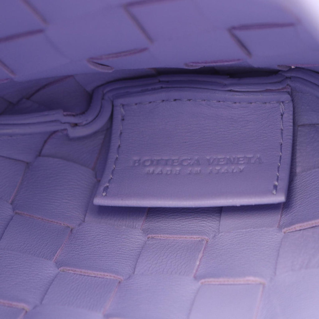 Bottega Veneta Shoulder Bag Intrecciato Mini Sardine 2-Way Lavender Leather — view 4