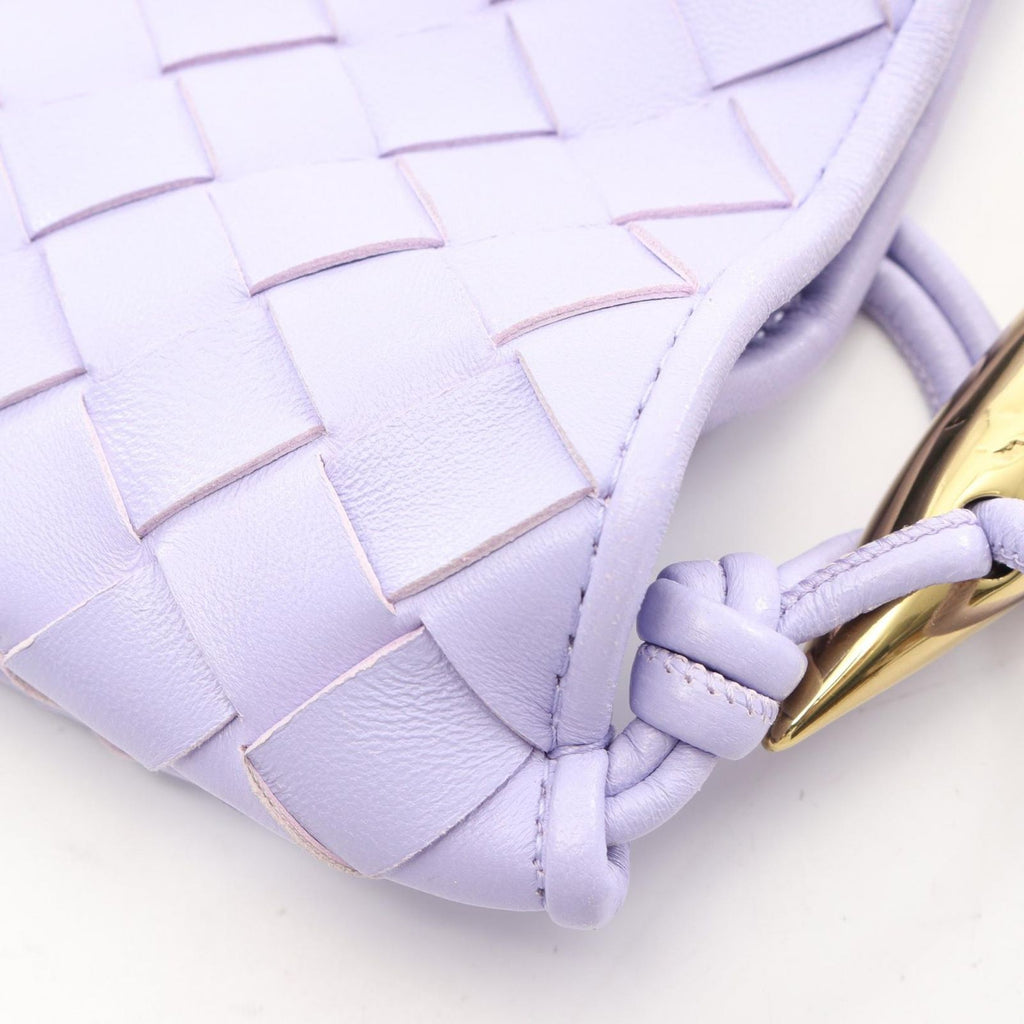 Bottega Veneta Shoulder Bag Intrecciato Mini Sardine 2-Way Lavender Leather — view 6