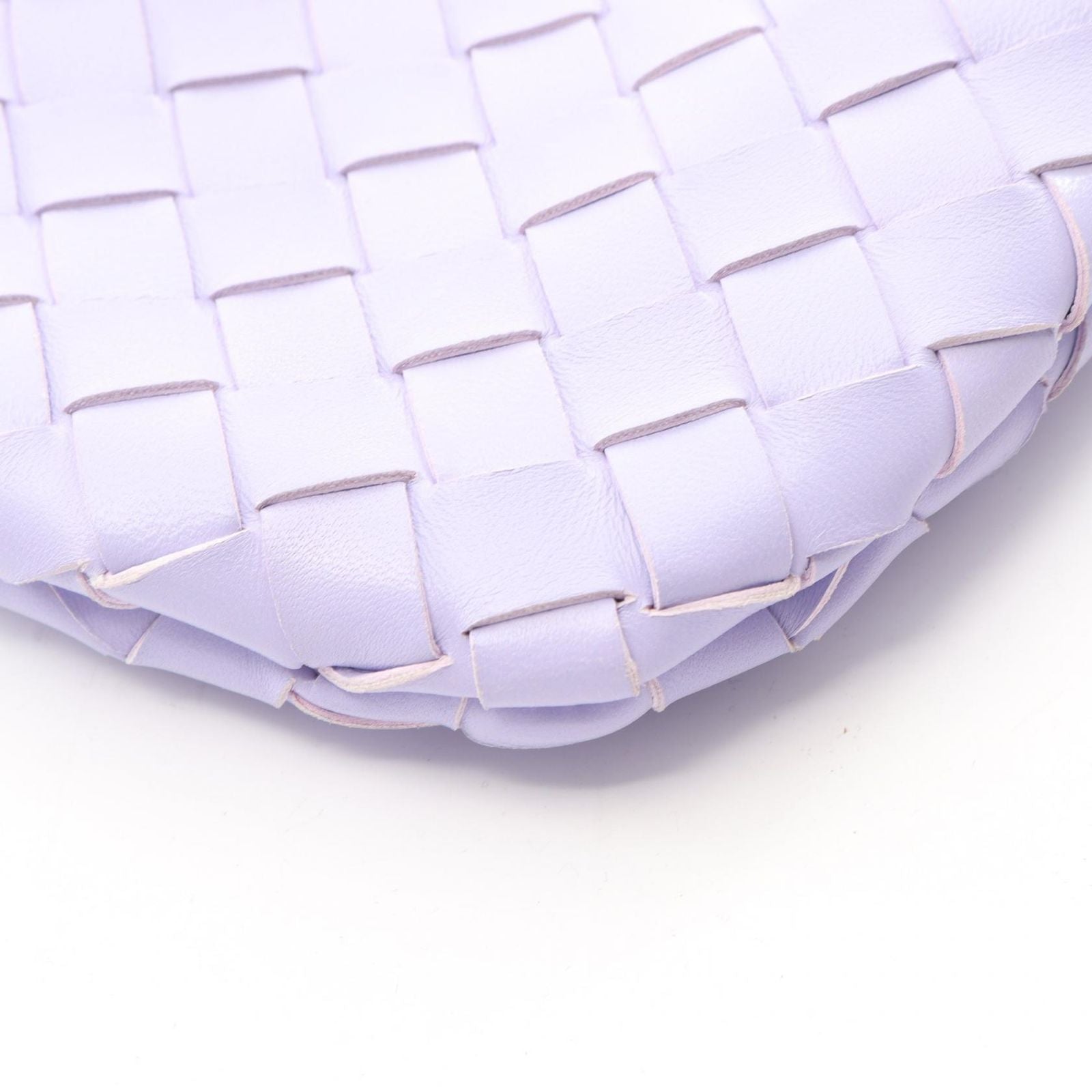 Bottega Veneta Shoulder Bag Intrecciato Mini Sardine 2-Way Lavender Leather — view 7