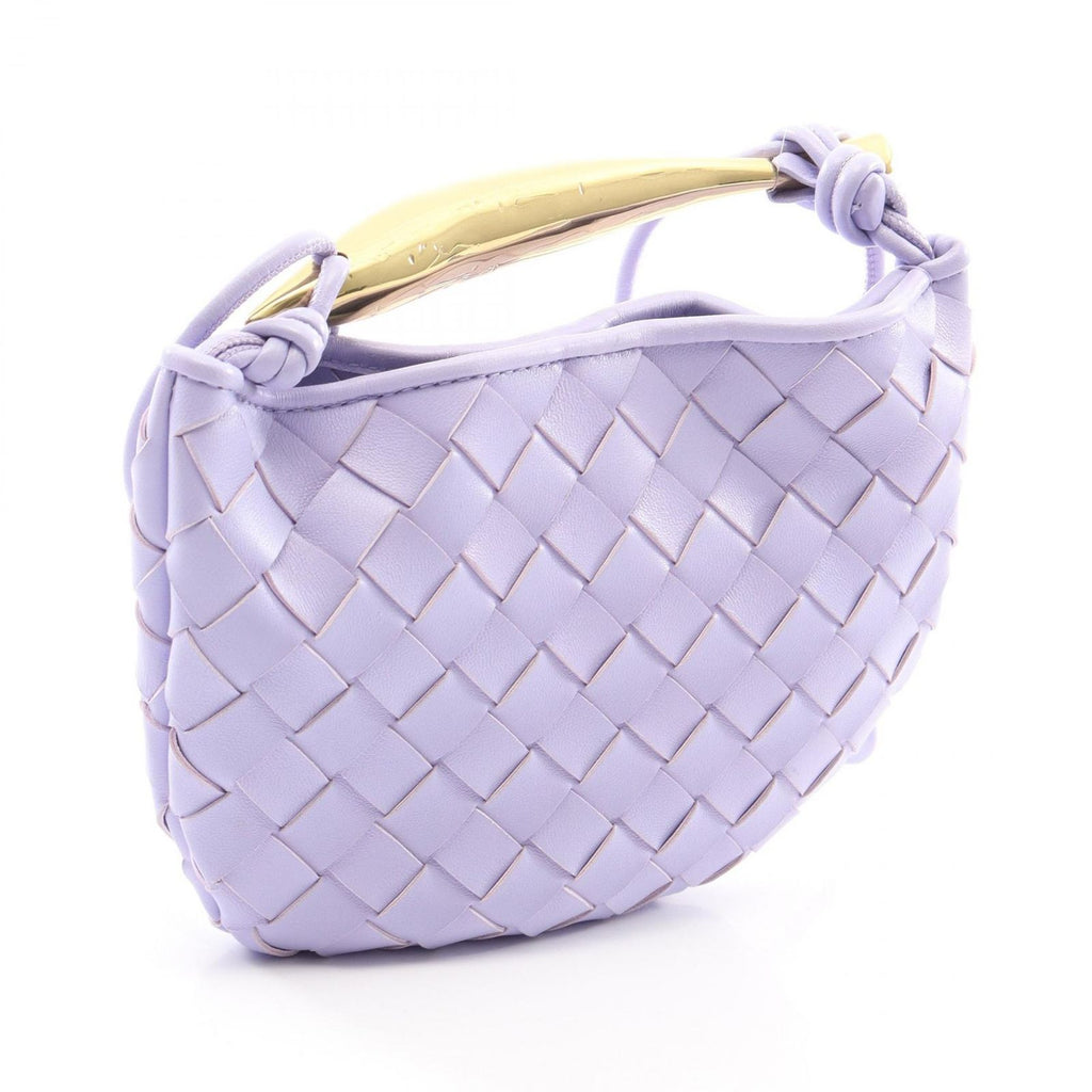 Bottega Veneta Shoulder Bag Intrecciato Mini Sardine 2-Way Lavender Leather — view 2