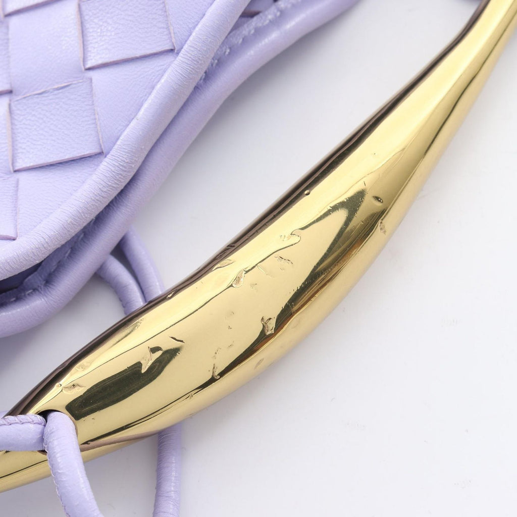 Bottega Veneta Shoulder Bag Intrecciato Mini Sardine 2-Way Lavender Leather — view 5