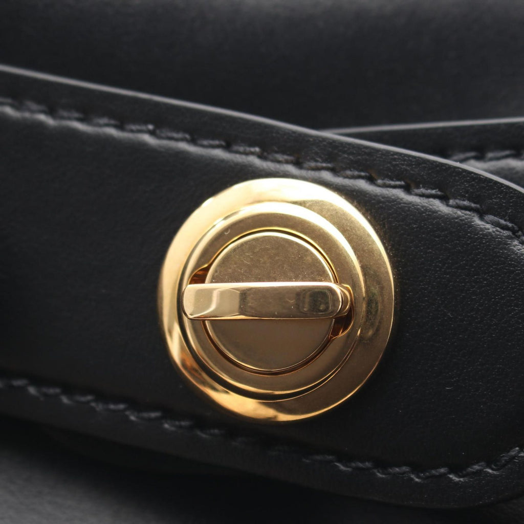 Prada Shoulder Bag Etude Softy Calf Black Leather — view 6