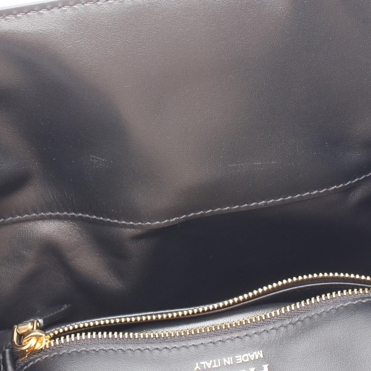 Prada Shoulder Bag Etude Softy Calf Black Leather — view 8