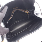 Prada Shoulder Bag Etude Softy Calf Black Leather — view 3