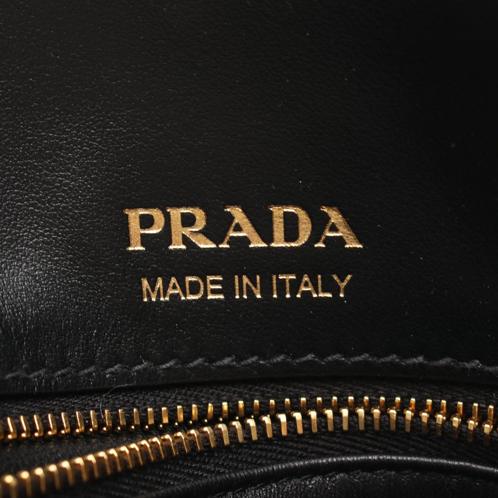 Prada Shoulder Bag Etude Softy Calf Black Leather — view 4
