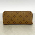 Louis Vuitton Wallet Monogram Reverse Portefeuille Clemence Light Brown — view 7