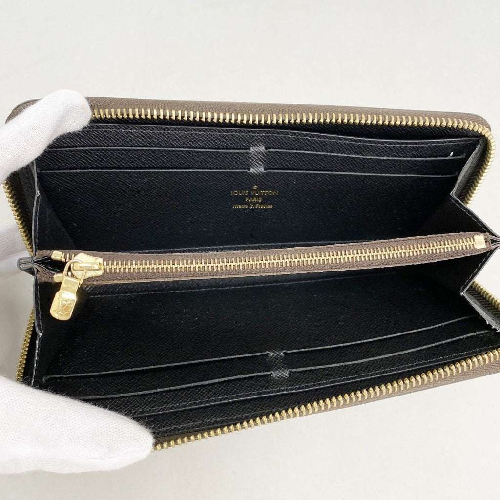 Louis Vuitton Wallet Monogram Reverse Portefeuille Clemence Light Brown — view 3