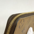 Louis Vuitton Wallet Monogram Reverse Portefeuille Clemence Light Brown — view 5