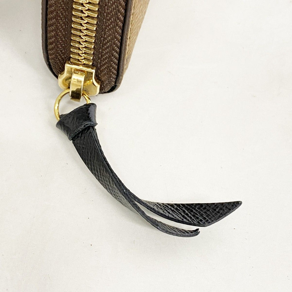 Louis Vuitton Wallet Monogram Reverse Portefeuille Clemence Light Brown — view 6