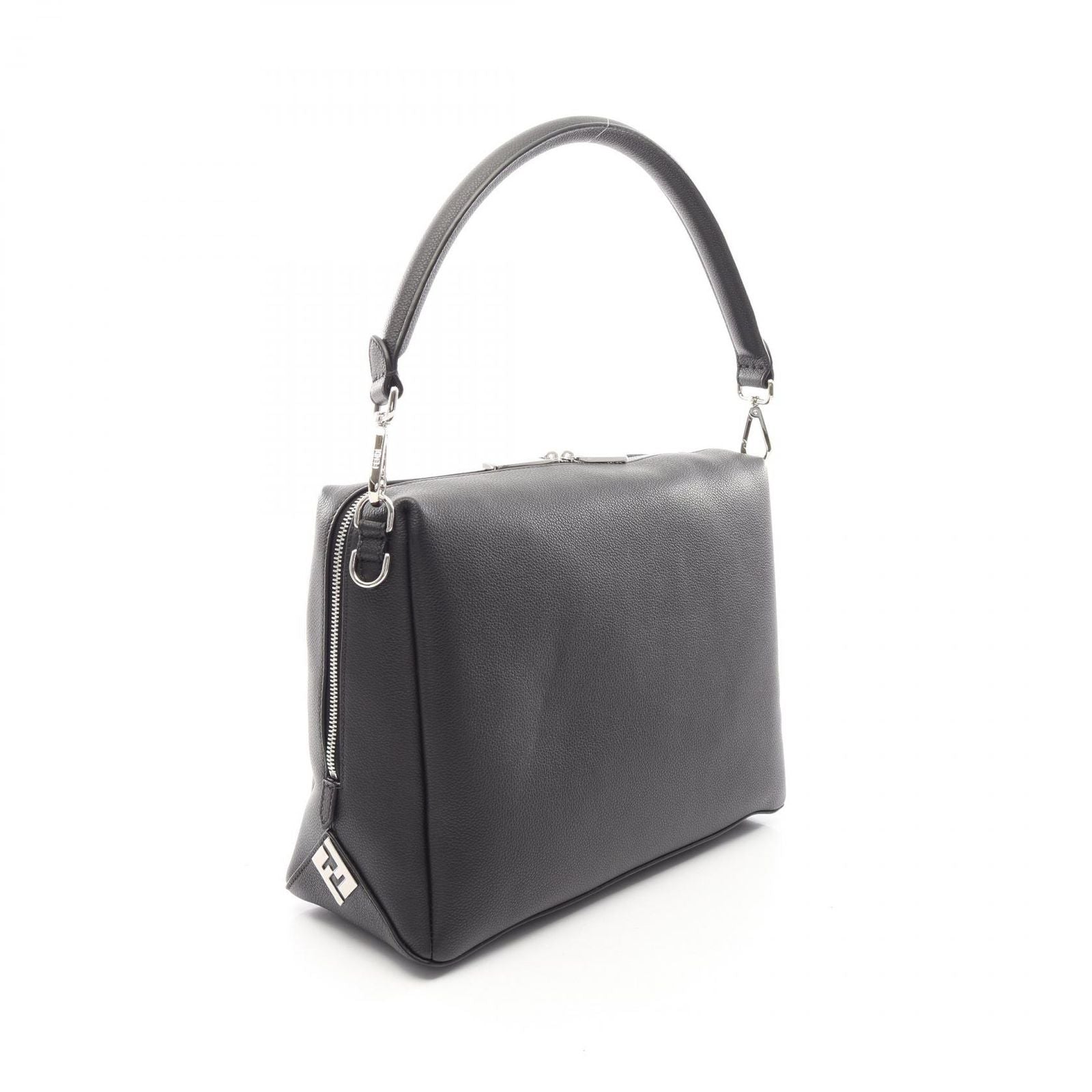 Fendi Shoulder Bag Louis Large Black Leather — view 2