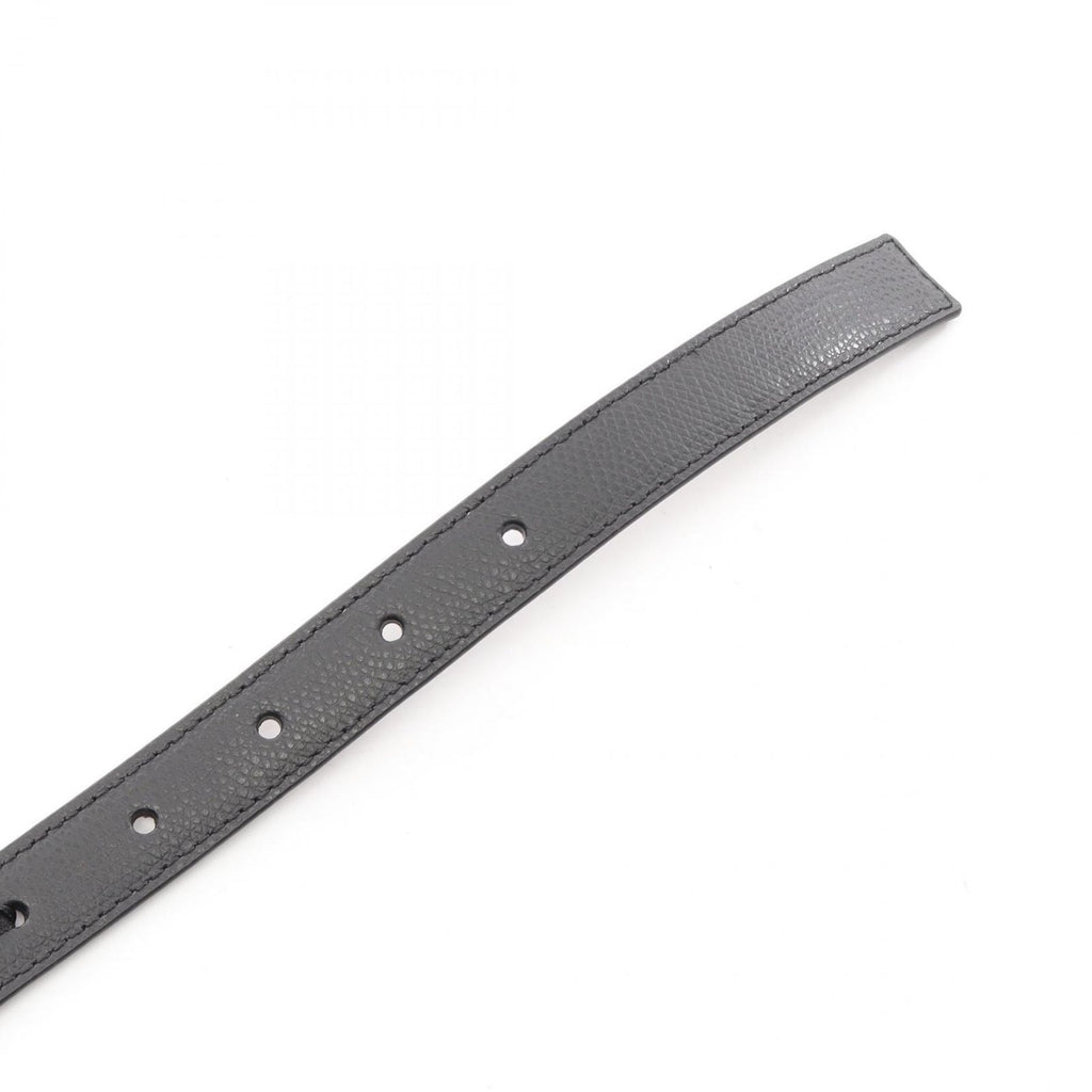 Fendi Belt FF Diamond Gold Reversible Black Beige Leather — view 3