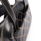 Chanel Handbag Wild Stitch Black Lambskin — view 6