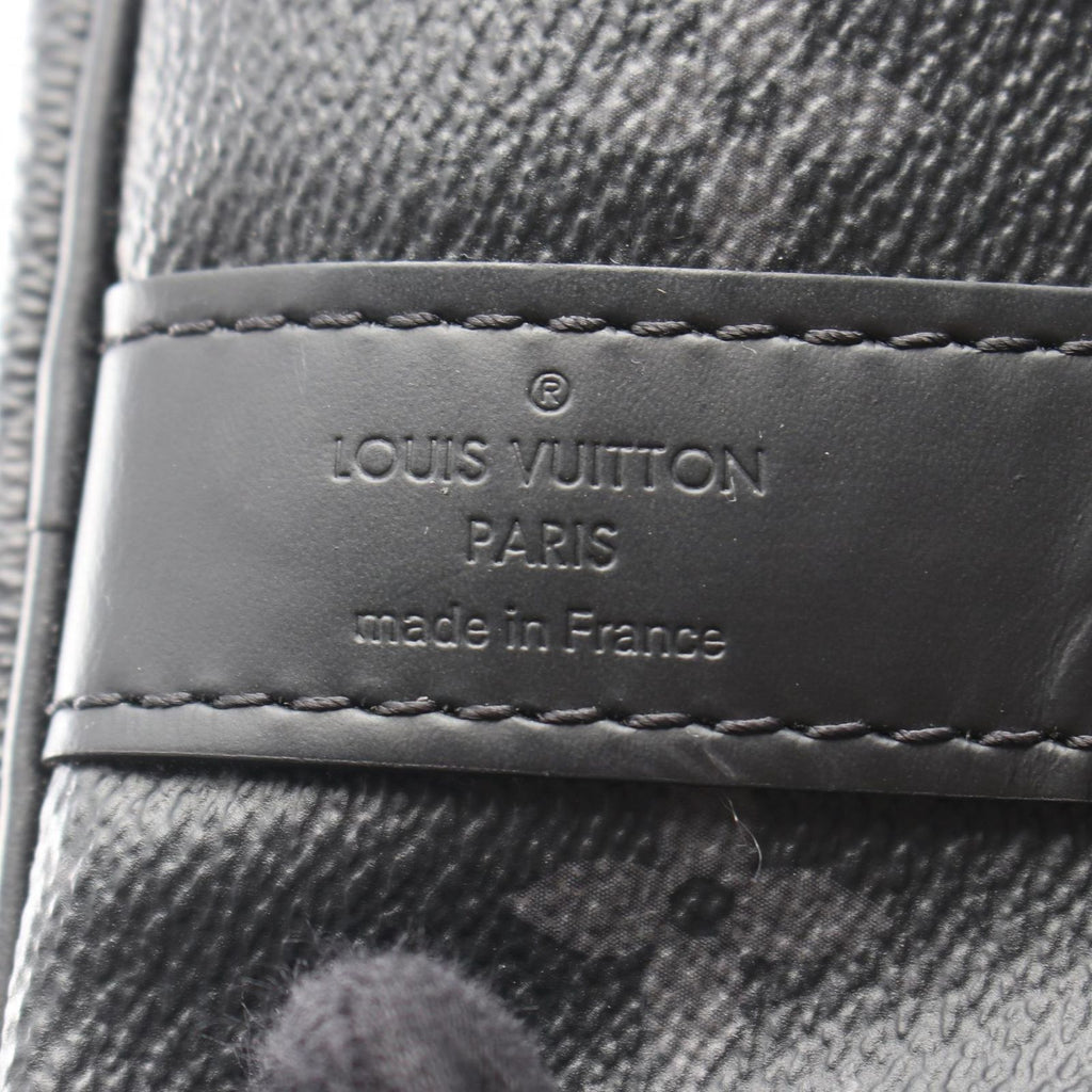 Louis Vuitton Boston Bag Keepall Bandouliere 45 Monogram Eclipse 2-Way Canvas — view 4