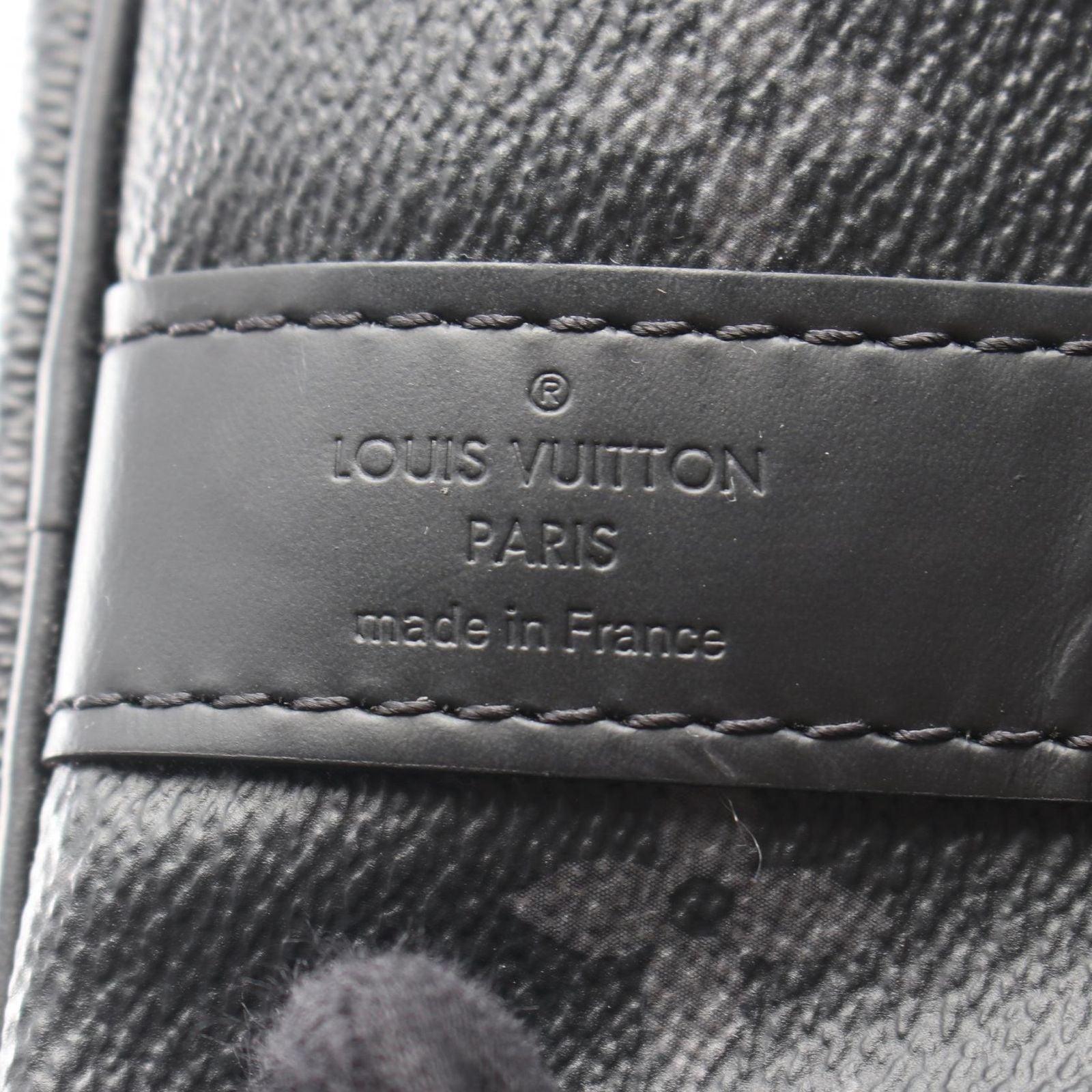 Louis Vuitton Boston Bag Keepall Bandouliere 45 Monogram Eclipse 2-Way Canvas — view 4