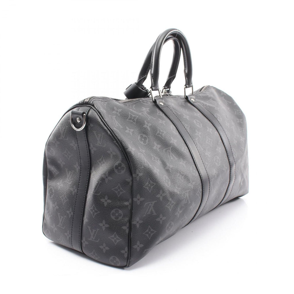 Louis Vuitton Boston Bag Keepall Bandouliere 45 Monogram Eclipse 2-Way Canvas — view 2
