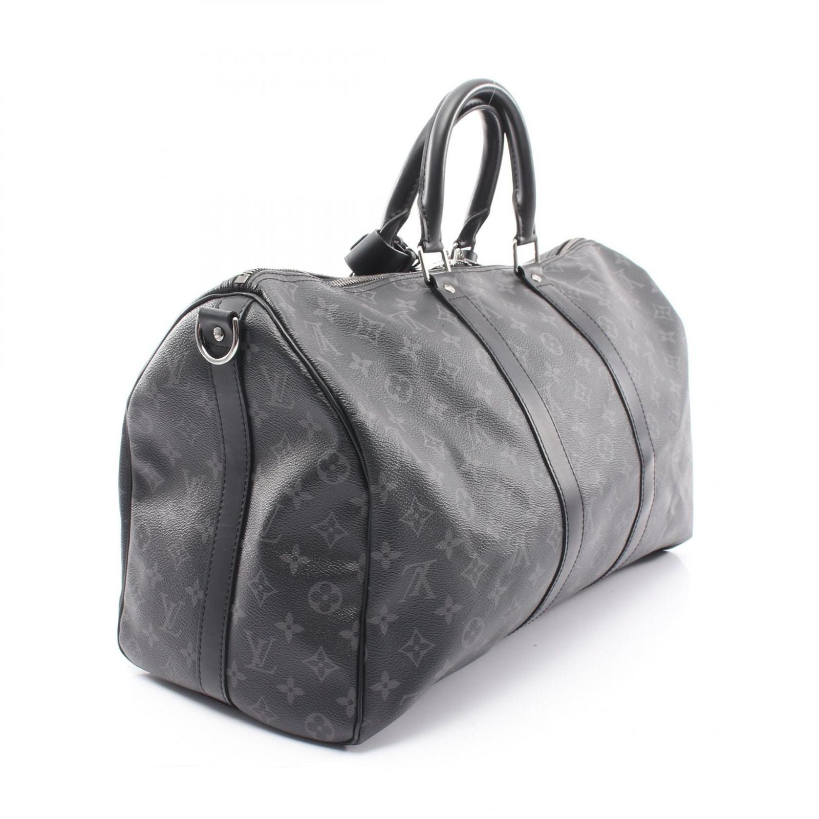 Louis Vuitton Boston Bag Keepall Bandouliere 45 Monogram Eclipse 2-Way Canvas — view 2