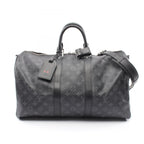 Louis Vuitton Boston Bag Keepall Bandouliere 45 Monogram Eclipse 2-Way Canvas