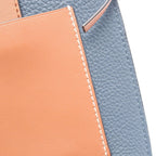 Loewe Shoulder Bag Gate Pocket Navy Brown Leather — view 6