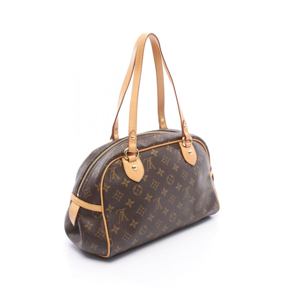 Louis Vuitton Shoulder Bag Montorgueil PM Canvas Leather — view 2
