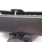 Chanel Shoulder Bag Mademoiselle Stitch Black Lambskin Chain — view 7