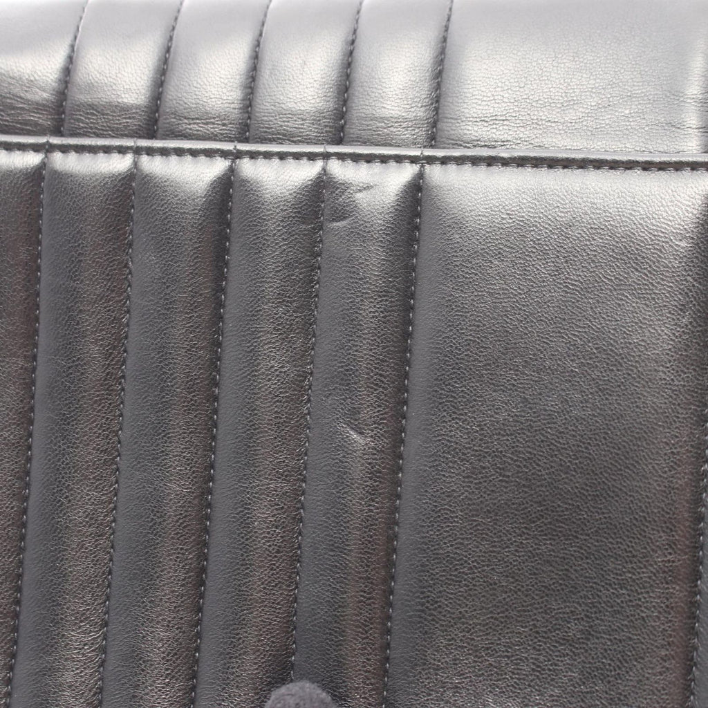 Chanel Shoulder Bag Mademoiselle Stitch Black Lambskin Chain — view 9