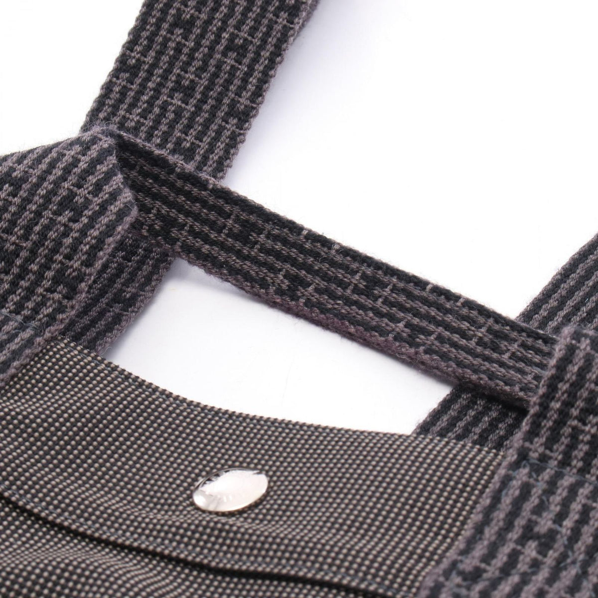 Hermes Backpack Her Line a Dos Gray Canvas — view 6