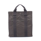 Hermes Backpack Her Line a Dos Gray Canvas