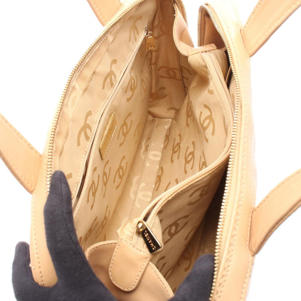Chanel Handbag Wild Stitch Beige Leather — view 3