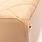 Chanel Handbag Wild Stitch Beige Leather — view 8