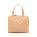 Chanel Handbag Wild Stitch Beige Leather