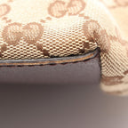 Gucci Tote GG Canvas Sherry Line Beige Dark Brown — view 5