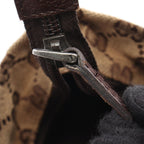 Gucci Tote GG Canvas Sherry Line Beige Dark Brown — view 8