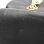 Chanel Shoulder Bag 2.55 Quilted Maxi Double Flap Black Calf Deca Chain — view 7