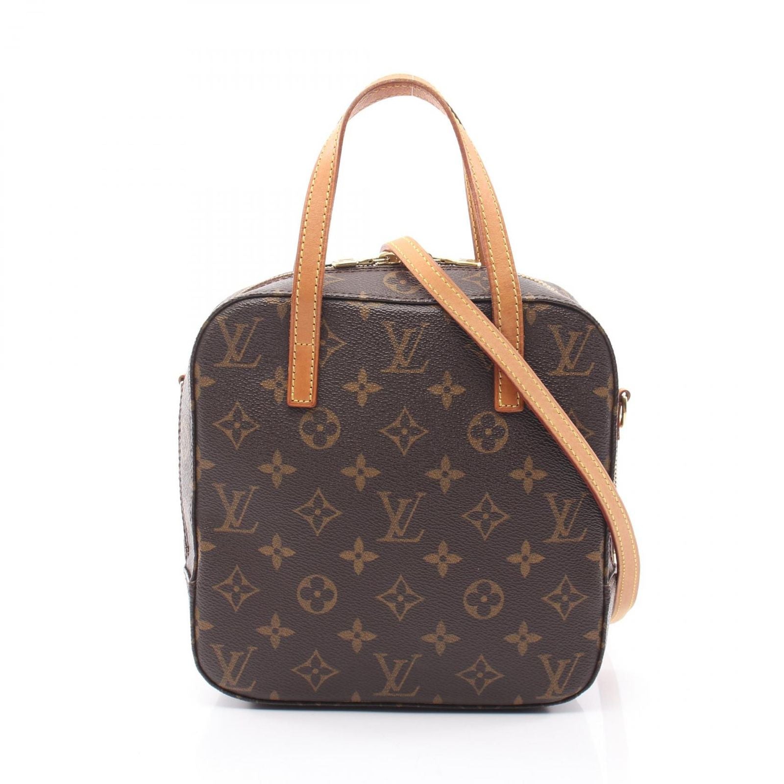 Louis Vuitton Handbag Spontini Monogram 2-Way Canvas Leather